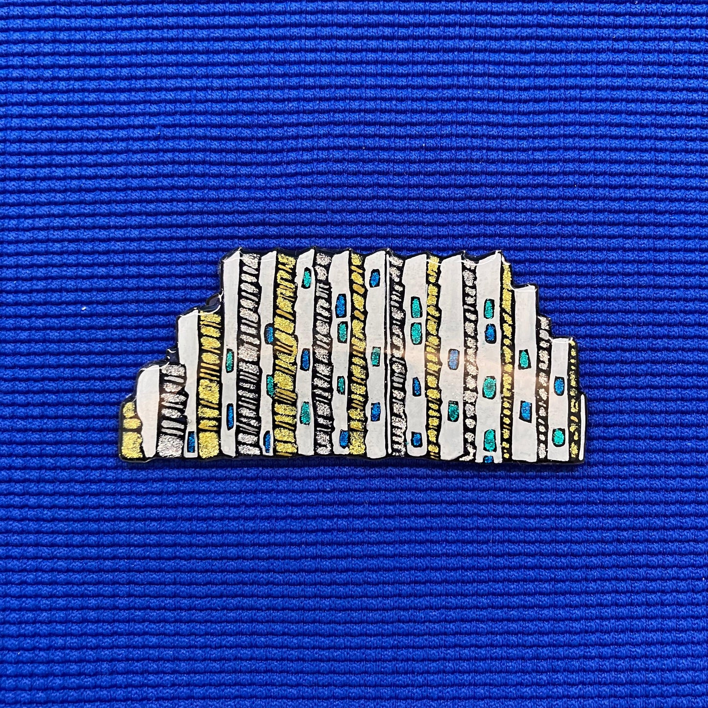 La Grande-Motte bleu et or