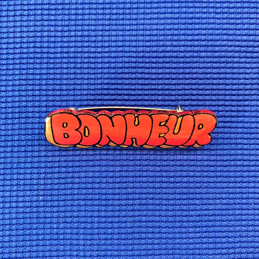 Grand Bonheur rouge et or