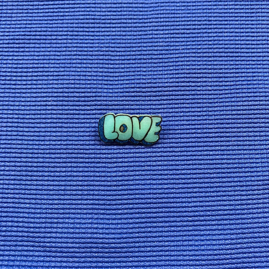 Petit Love bleu délavé