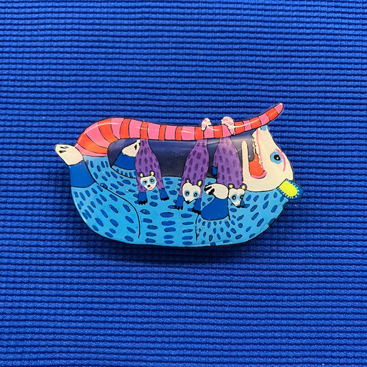 Opossum Alebrije et ses petits