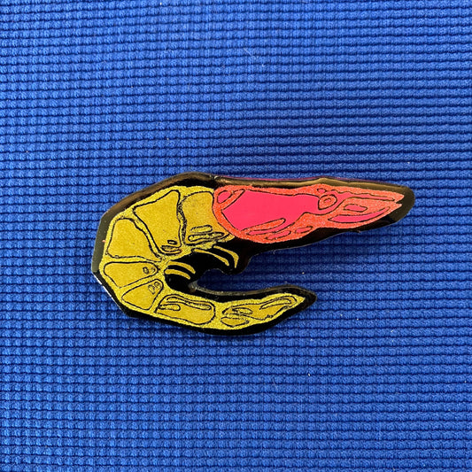 Crevette or et rose